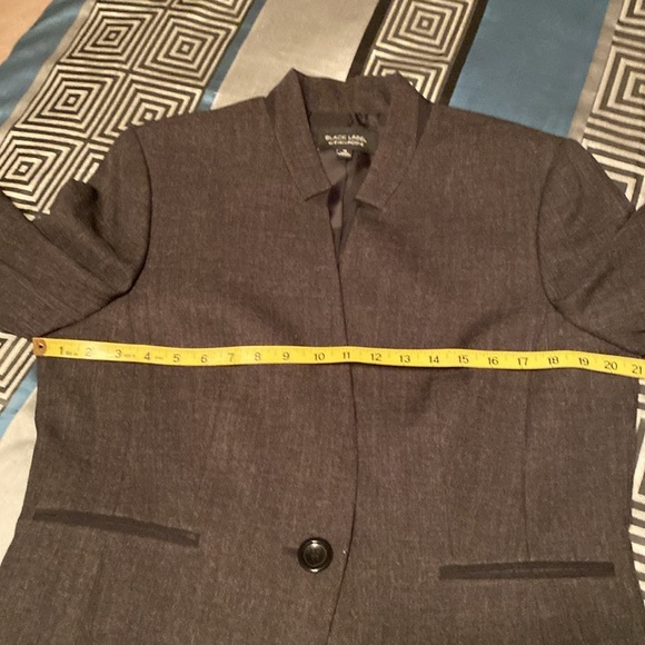 Black Label vintage 90’s lined black blazer size 14 - Picture 12 of 13